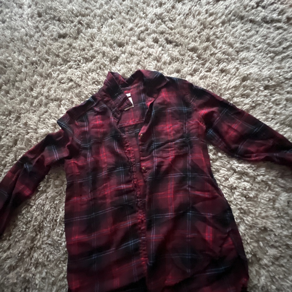 Women’s M boyfriend for America. eagle flannel